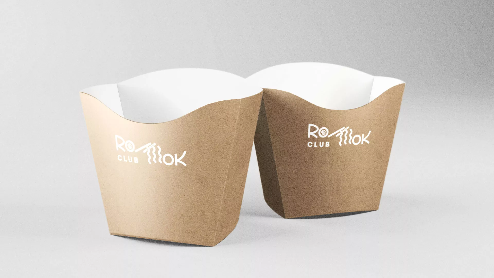 Создание логотипа суши-бара «Roll Wok Club» в Алексине